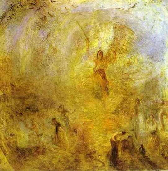 J.M.W. Turner The Angel, Standing in the Sun. Norge oil painting art